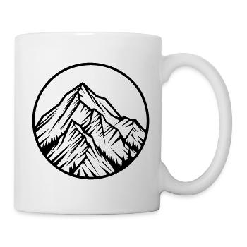 Mountains Mountains Alps - Mug - white - Right