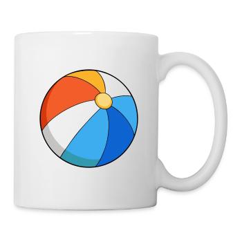 Beachball - Tasse - Weiß - Rechts