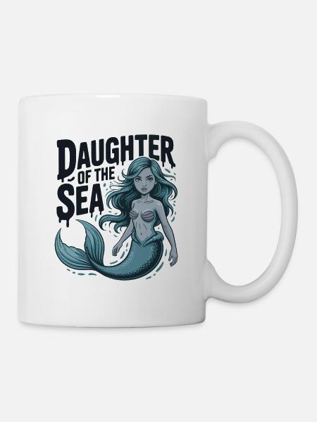 Tochter des Meeres - Tasse - Weiß