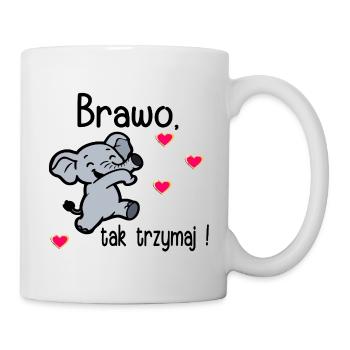 Bravo, keep it up - Mug - white - Right