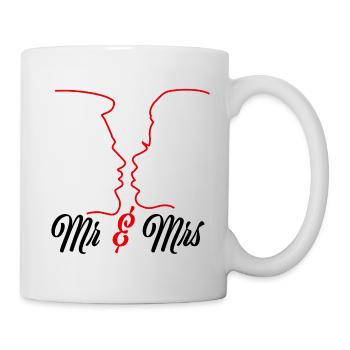 Mr. and Mrs - Just Married - Mug - white - Right