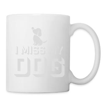 Mon chien Dog Amamant Dog Love Logo de blague - Mug blanc - blanc - Droite