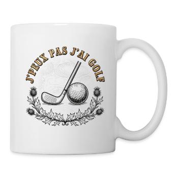 I Can't I Have Golf – Engraving - Mug - white - Right