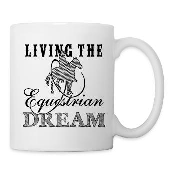 Living the equestrian dream - Western Edition - Tasse - Weiß - Rechts