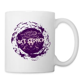 Medusa get stoned - Tasse - Weiß - Rechts