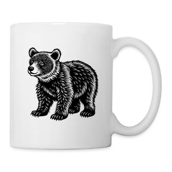 Ourson petit - Mug blanc - blanc - Droite