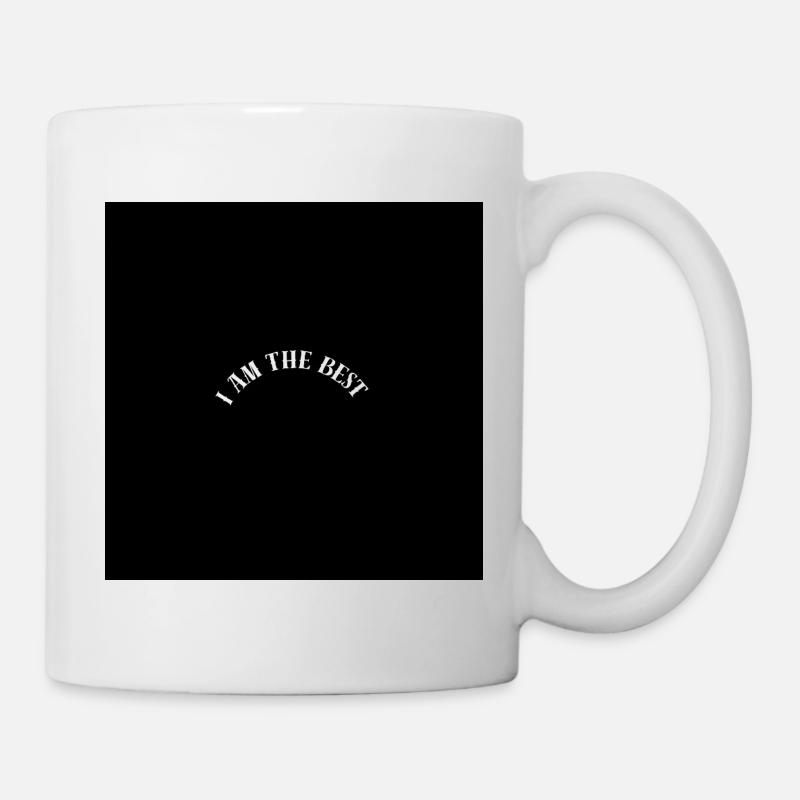 Je suis le meilleur : Affirmation minimaliste - Mug blanc - blanc