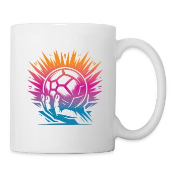 Handball - Tasse - Weiß - Rechts