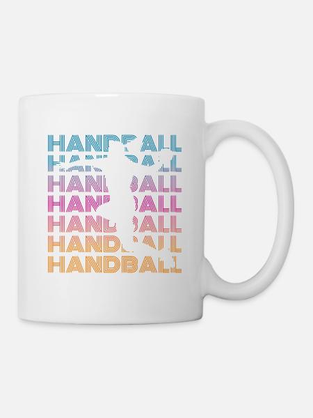 Handball Spielerin - Tasse - Weiß