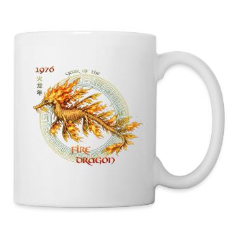 Feuer-Seedrache 1976 – Aquatic Dragon Spirit - Tasse - Weiß - Rechts