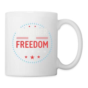 Together for Freedom – Star Badge - Mug - white - Right