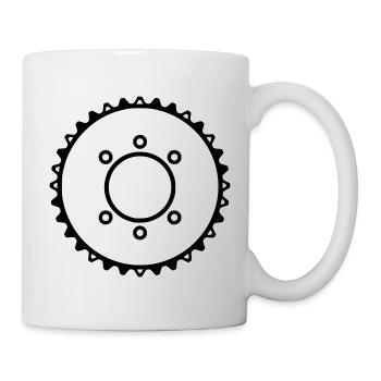 Chainring Sprocket Drive - Mug - white - Right