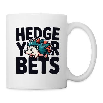 Hedge Your Bets Hedgehog - Tasse - Weiß - Rechts
