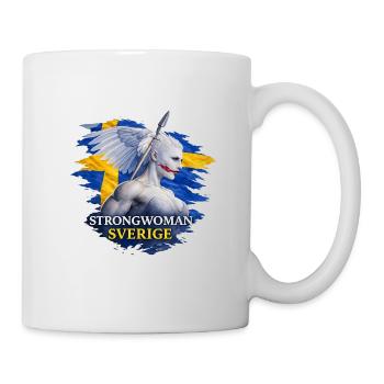 Femme forte Suède - Mug blanc - blanc - Droite