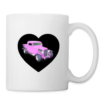 Voiture - Mug blanc - blanc - Droite