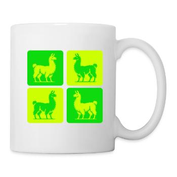 Llama Pop Art - Mug - white - Right