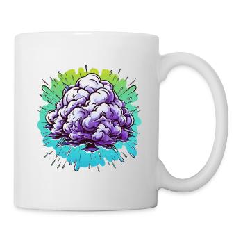 Purple Mist Ball Explosion - Mug - white - Right