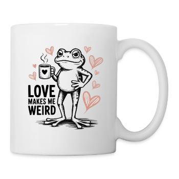 Love Makes Me Weird Frog - Mug - white - Right