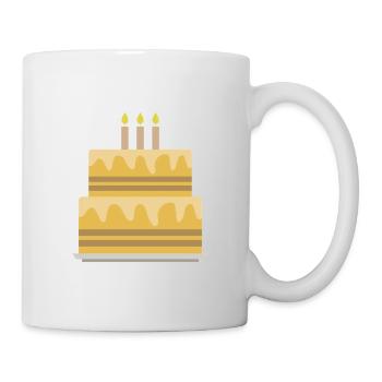 Birthday cake - Mug - white - Right