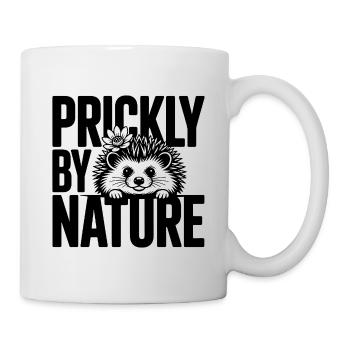 Prickly of Nature Hedgehog Motif - Mug - white - Right