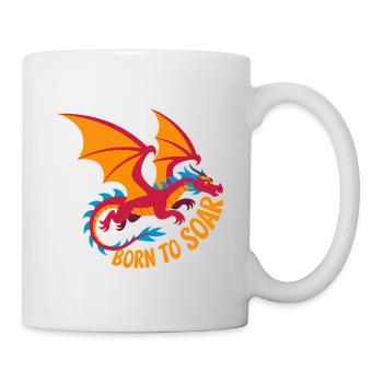 Born to take off: Hang gliding - Mug - white - Right