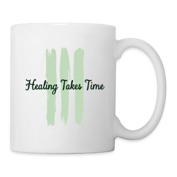 Healing takes time Mindfulness Patience - Mug - white - Right