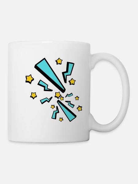 Blitz - Tasse - Weiß