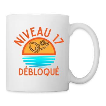Level 17 Unlocked, a creative and joyful touch - Mug - white - Right