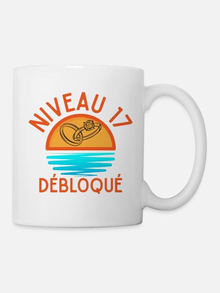 Level 17 Freigeschaltet, eine kreative und freudvolle Ergänzung - Tasse - Weiß