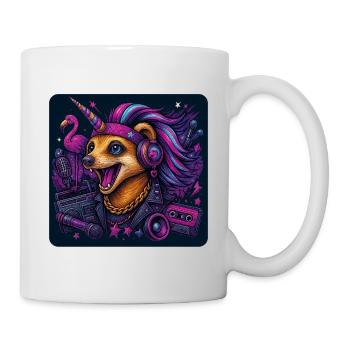 Unicorn Meerkat Party - Mug - white - Right