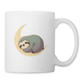 Paresseux du sommeil lunaire - Mug blanc - blanc - Droite
