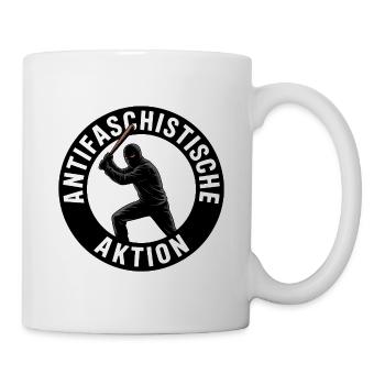 Antifascist Action - Antifa Tee - Mug - white - Right