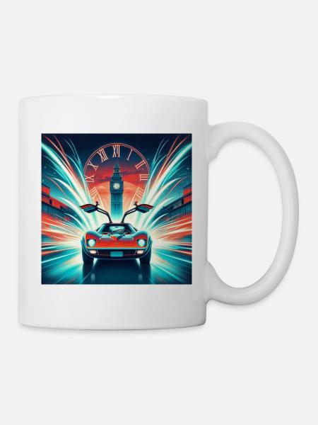 BACK TO THE FUTURE RETRO VINTAGE - Mug - white