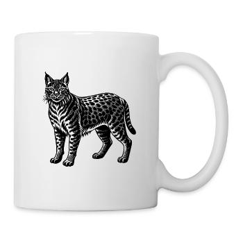 Luchs - Tasse - Weiß - Rechts