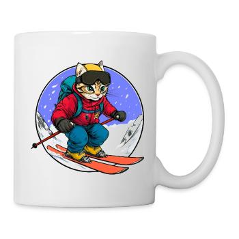 Cat Skis - Mug blanc - blanc - Droite