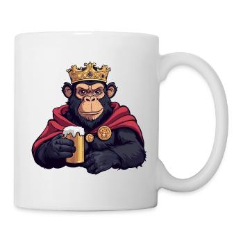 Monkey Beer King - Mug - white - Right
