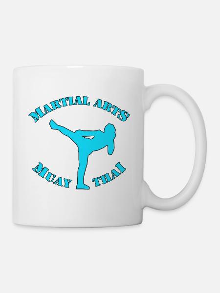MUAY THAI - Tasse - Weiß