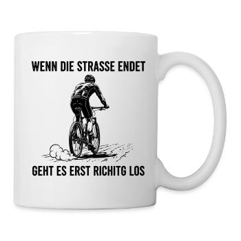 Vélo de route Vélo Vélo Sport Vélo VTT - Mug blanc - blanc - Droite