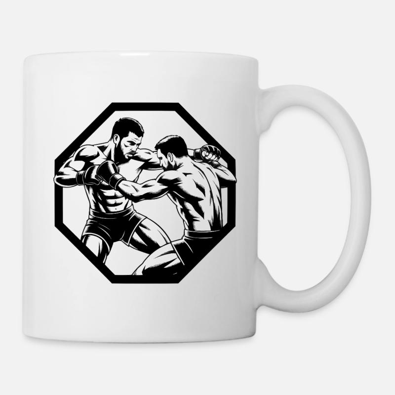 Octagon Fighters MMA Battle - Mug - white