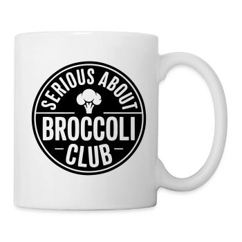 Brokkoli - Serious about Broccoli - Tasse - Weiß - Rechts