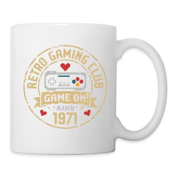 March 1971 Birthday Gift March 1971 Born - Mug - white - Right