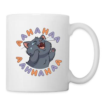 Laughing Cat Burst - Mug - white - Right