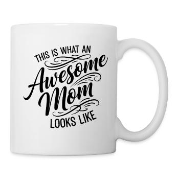 This is what a great mom looks like mom gift - Mug - white - Right