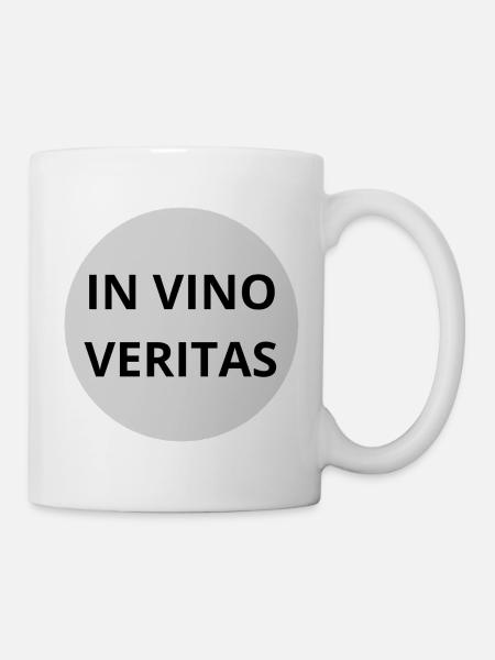 In Vino Veritas - Tasse - Weiß