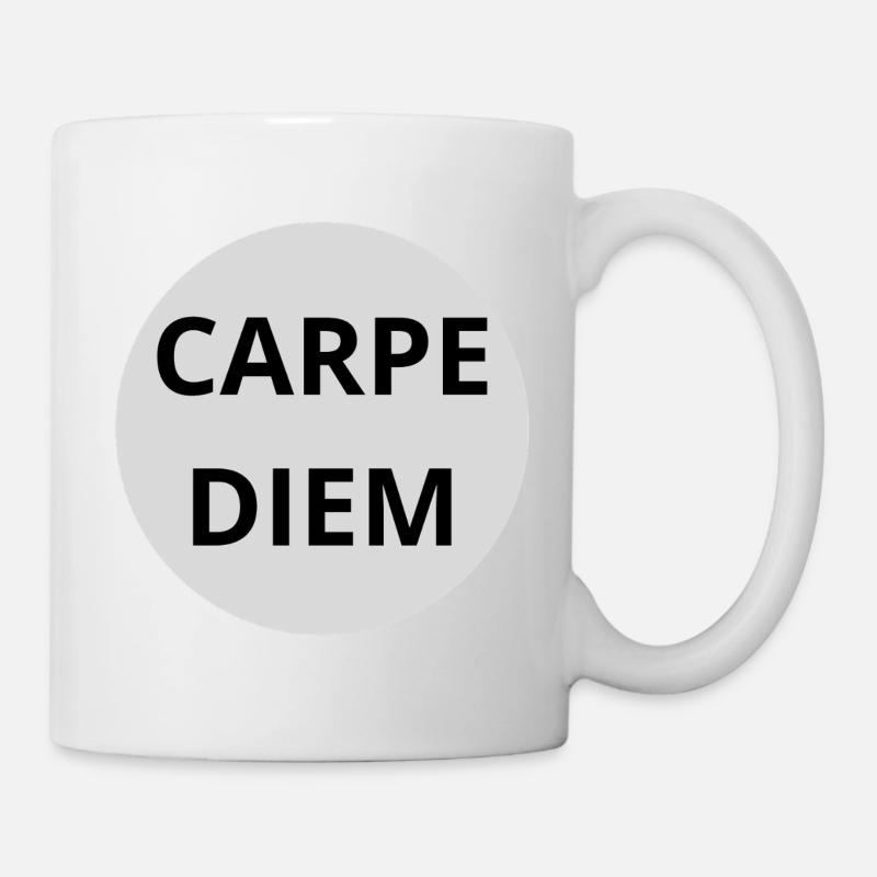 Carpe Diem - Tasse - Weiß