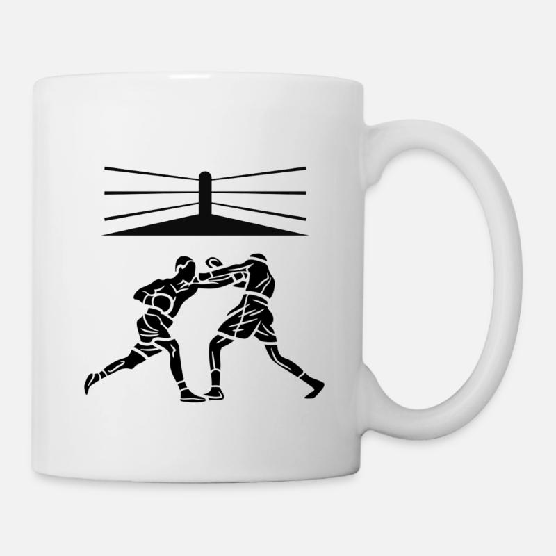 Boxeur - Mug blanc - blanc