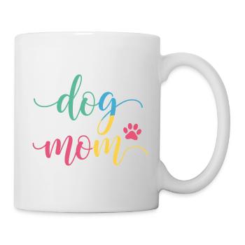 Maman de chien - Design coloré de maman de chien - Mug blanc - blanc - Droite