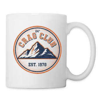Crag Club Mountain Patch - Mug - white - Right