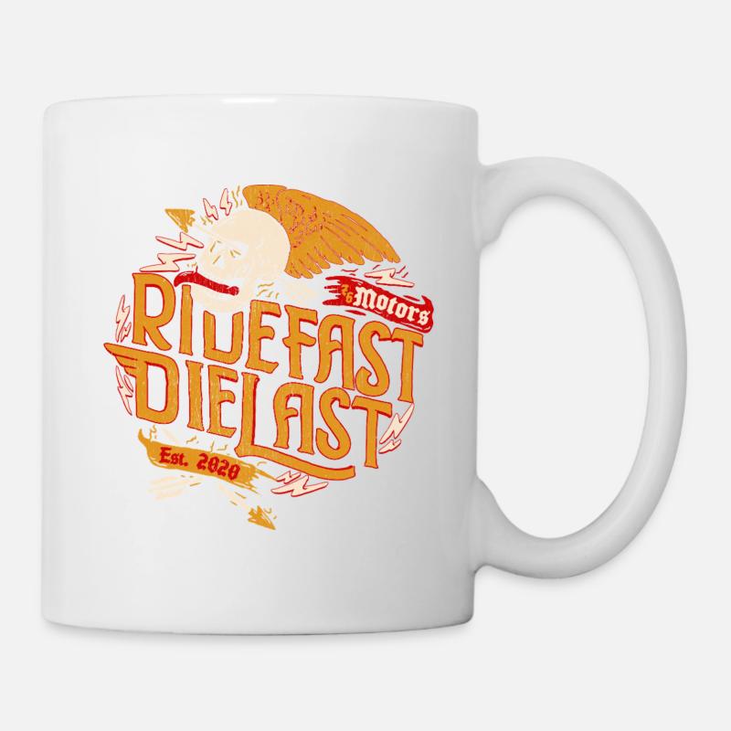 Roulez vite - Mug blanc - blanc