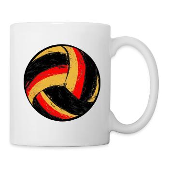 Volleyball Ball 06_DE01vt02 - Tasse - Weiß - Rechts